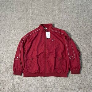 Nike Sportswear Solo Swoosh Woven Track Jacket Men’s Size XL